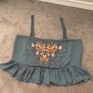 Anthropologie Crop Top - Dolan Size L